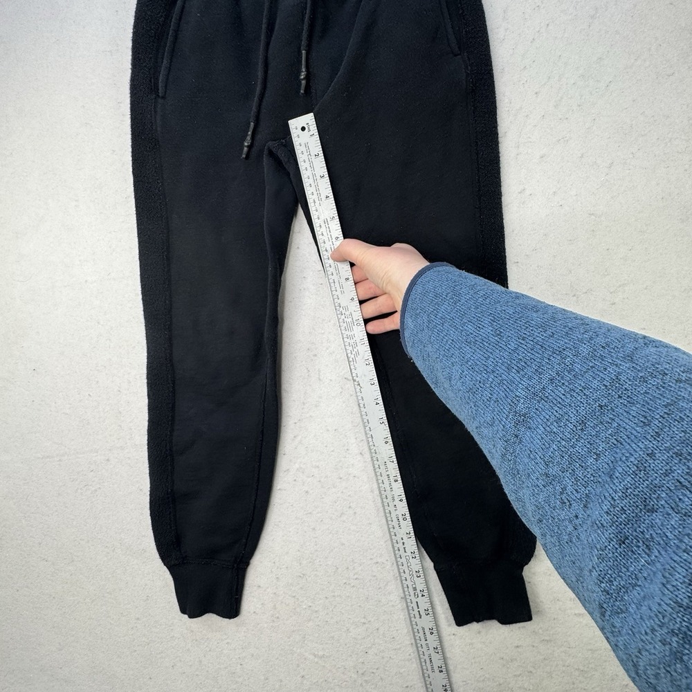 Rag & Bone Black Jogger Sweatpants Size XS Cotton Lounge Gorp Terry Cloth - Picture 5 of 12